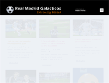 Tablet Screenshot of madridgalacticos.com